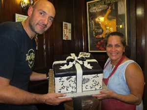 Owner Sal Paljevic and one of his bakers at Conti Pastry Shoppe, Bronx